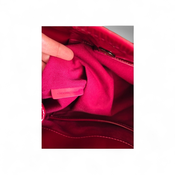 Burberry Burgundy and Black Plaid Shoulder Bag - Picture 8 of 11